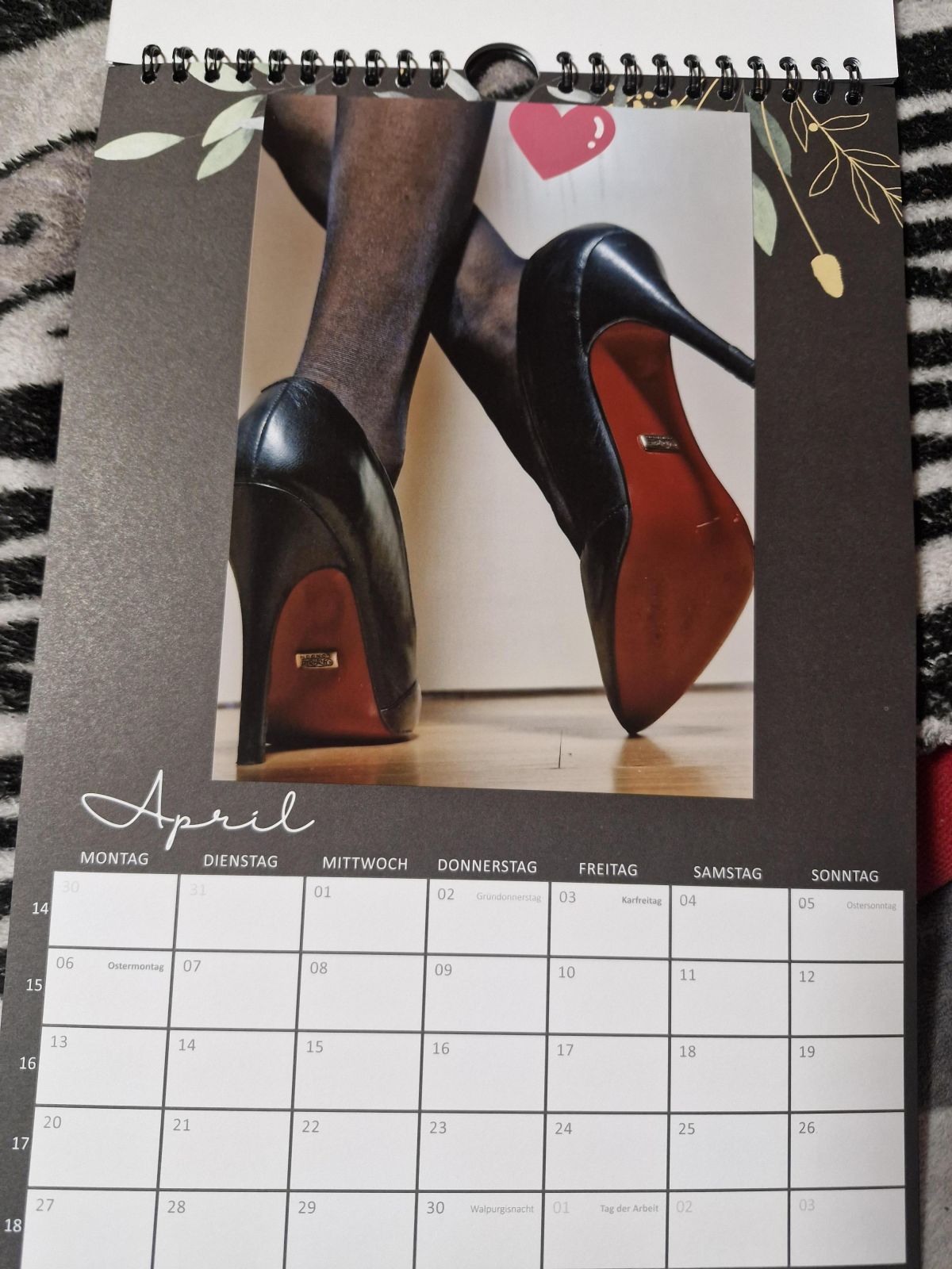 Fußkalender Heels 2026