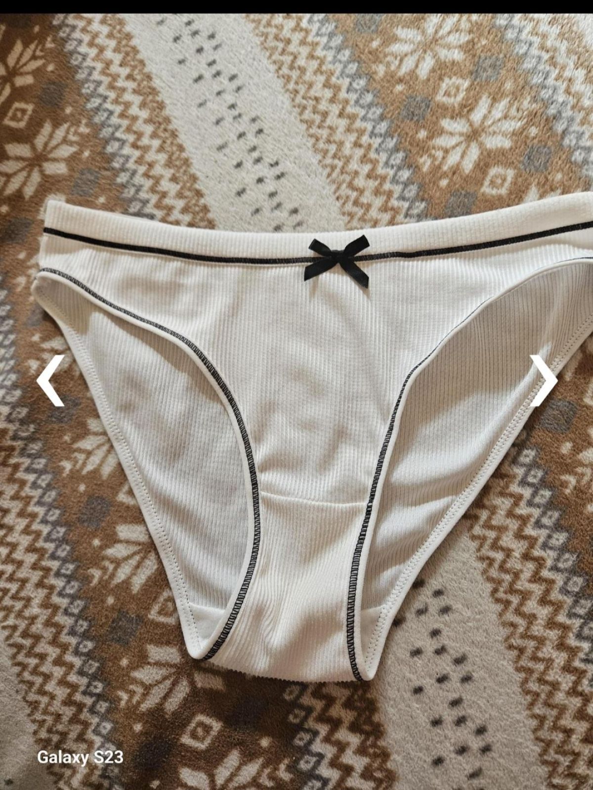 Weißer slip