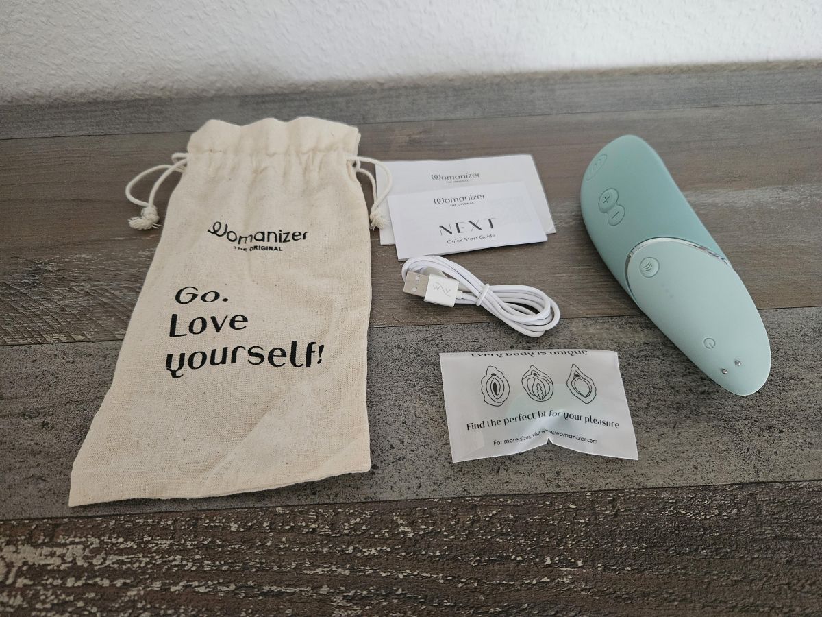 *neuwertig* We Vibe Womanizer Next salbeigrün