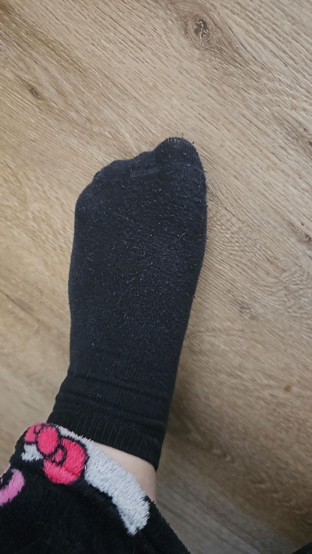 Getragene Socken