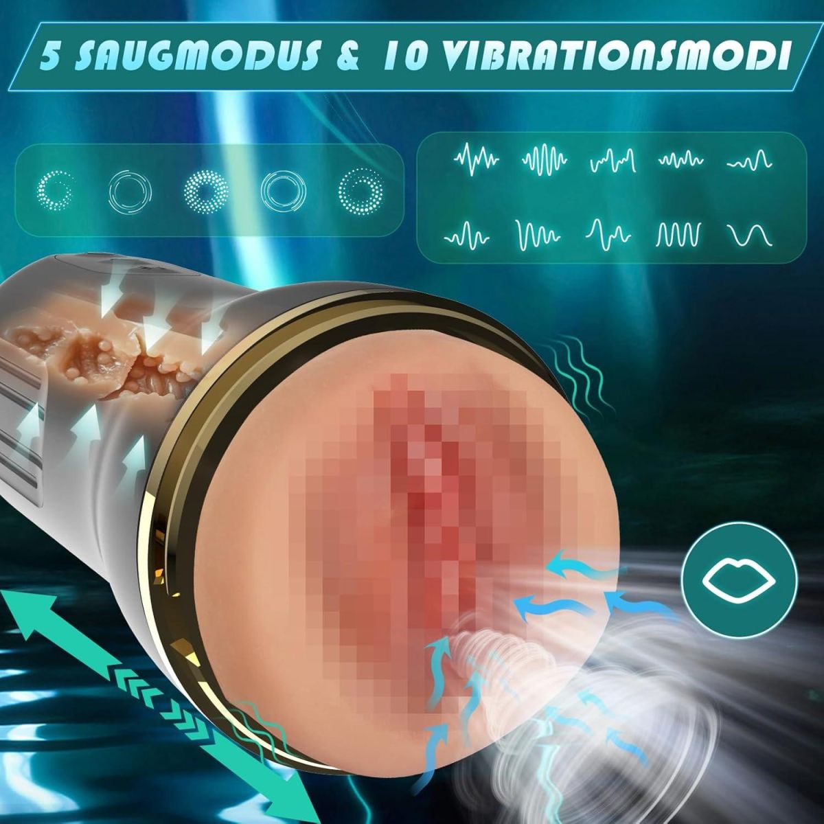 Elektrischer Saug Masturbator