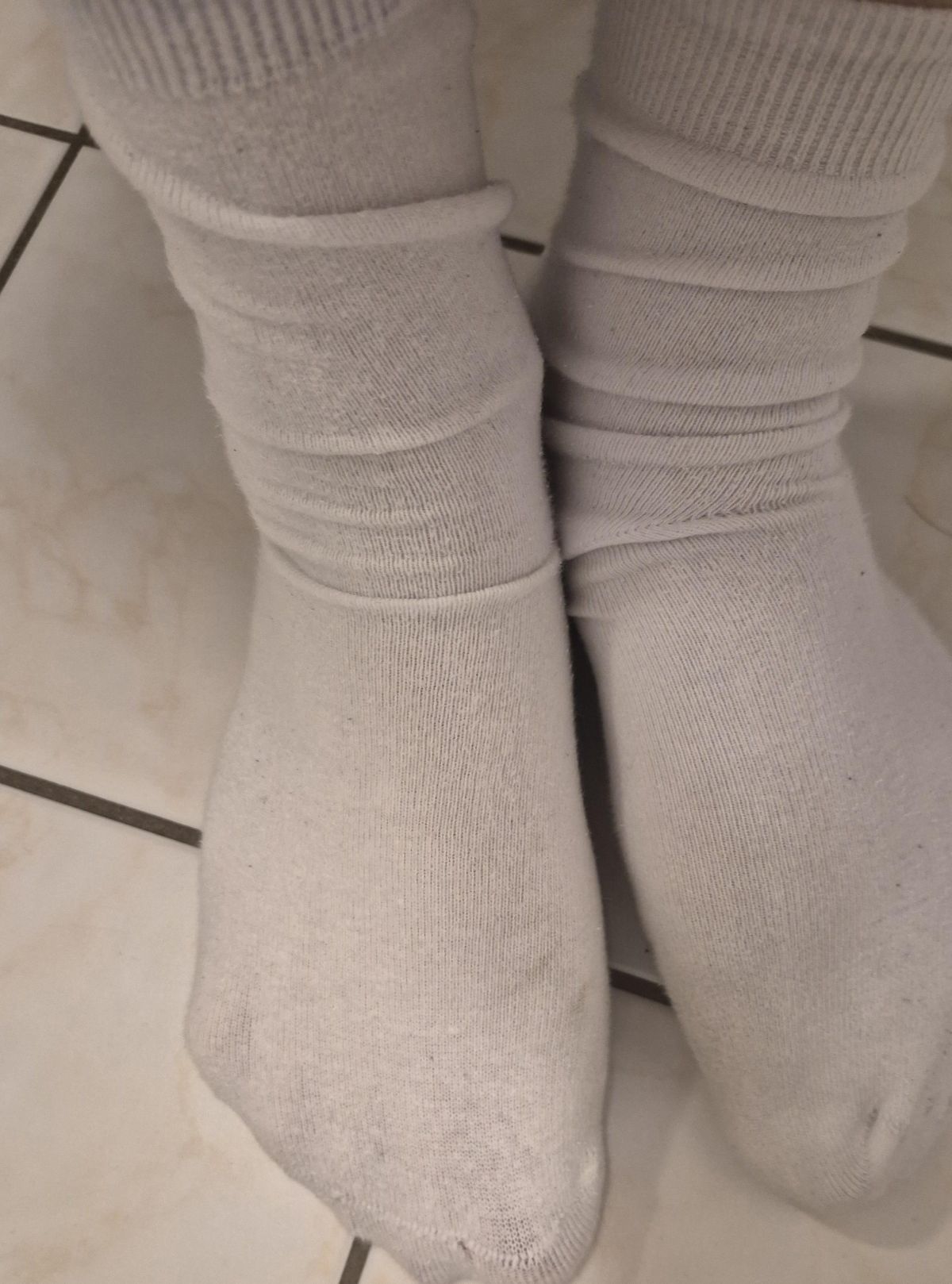 Getragene Socken