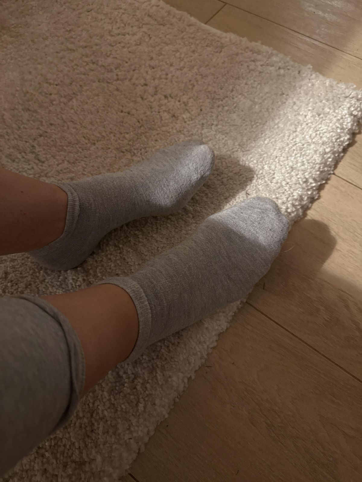 Getragene Socken