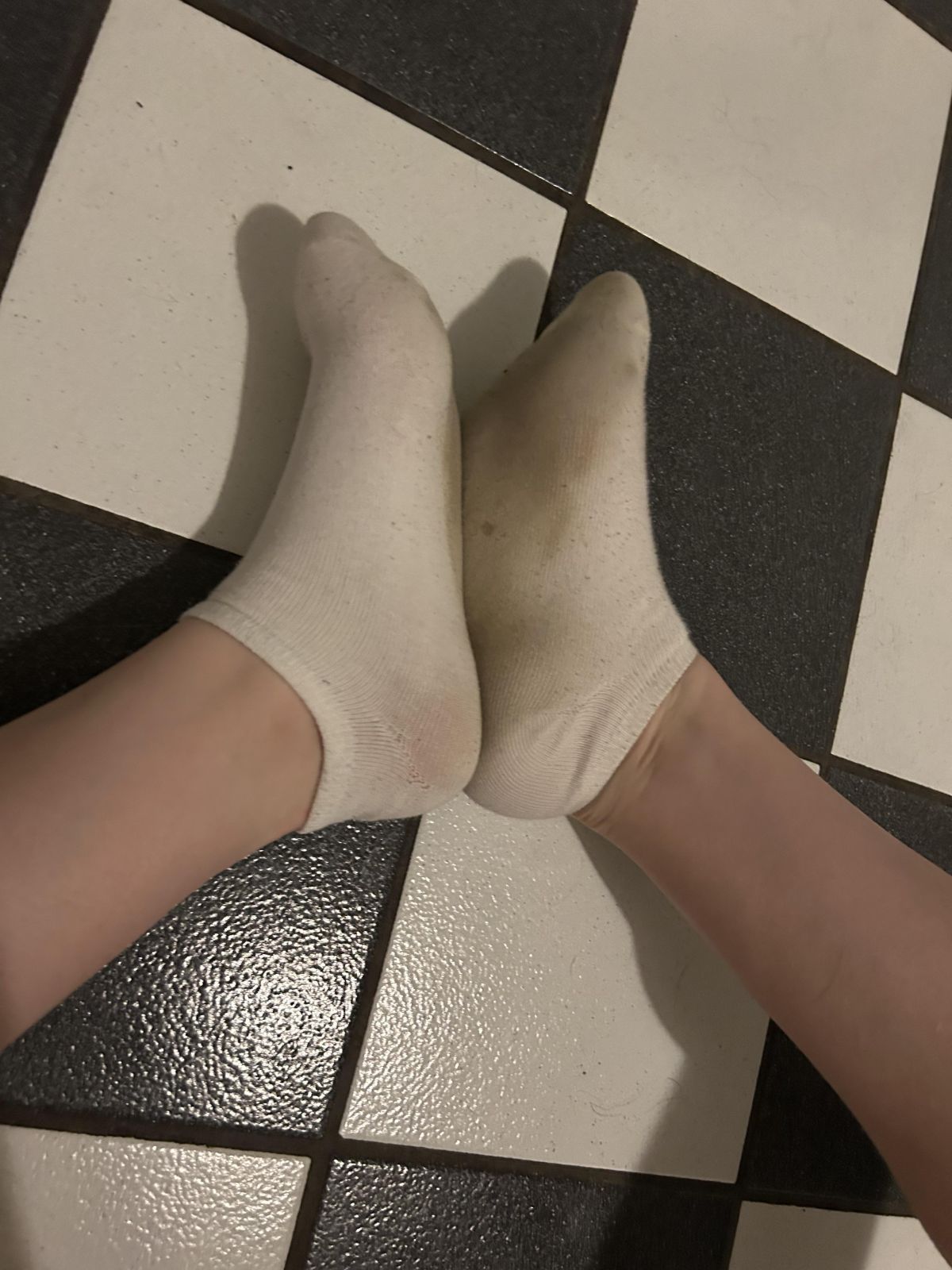 Getragene sexy Socken