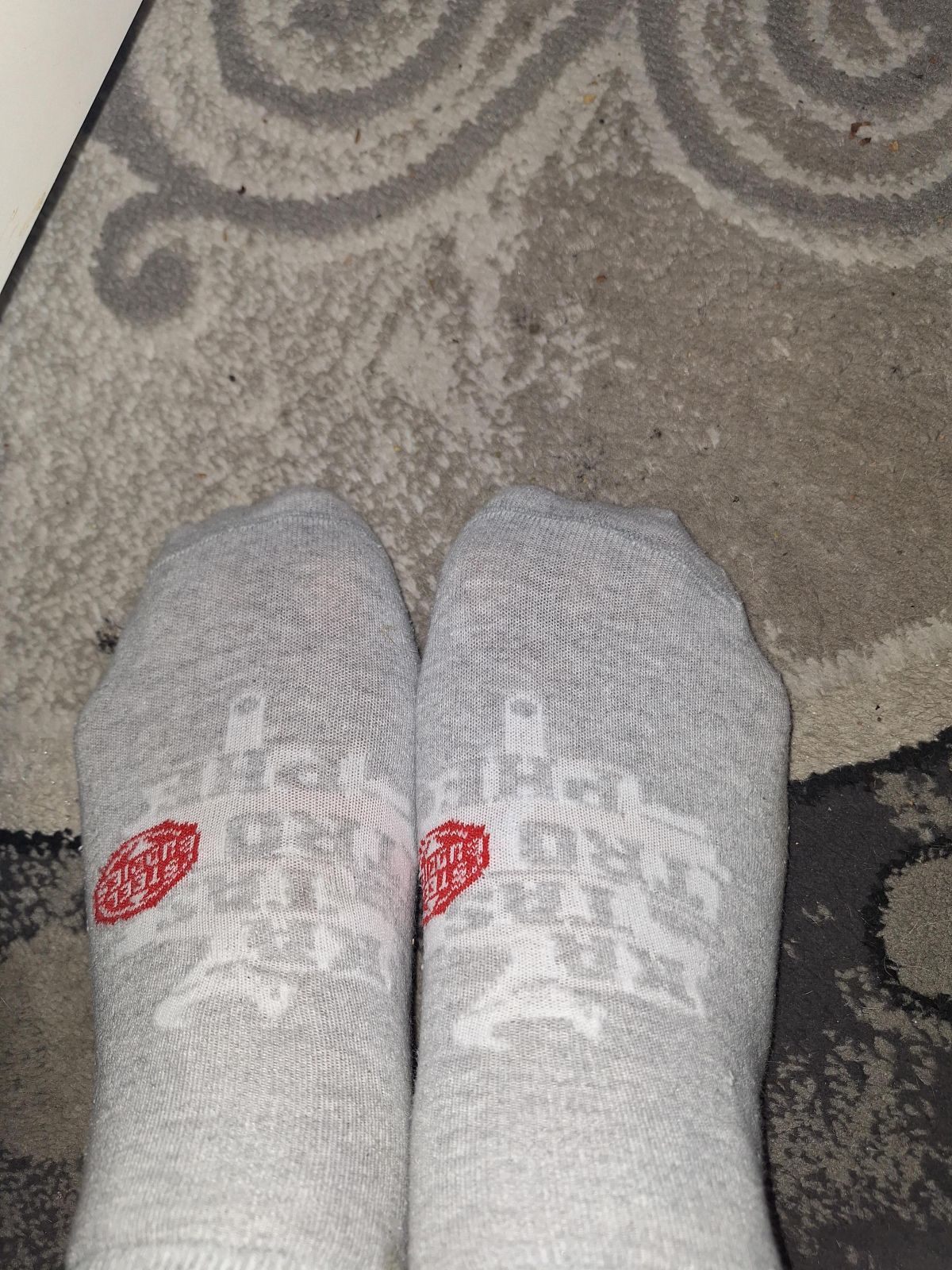 Getragene Socken