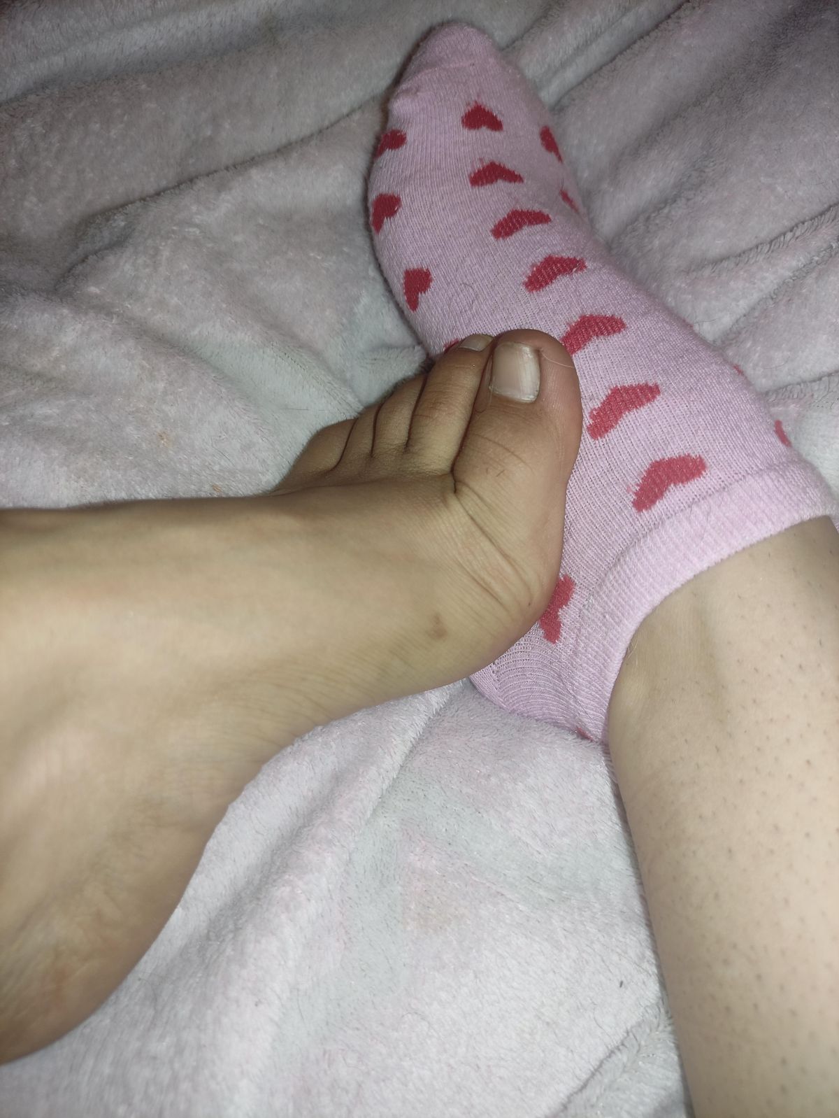 Sweetiii Socken in tollem rosa with Love ????