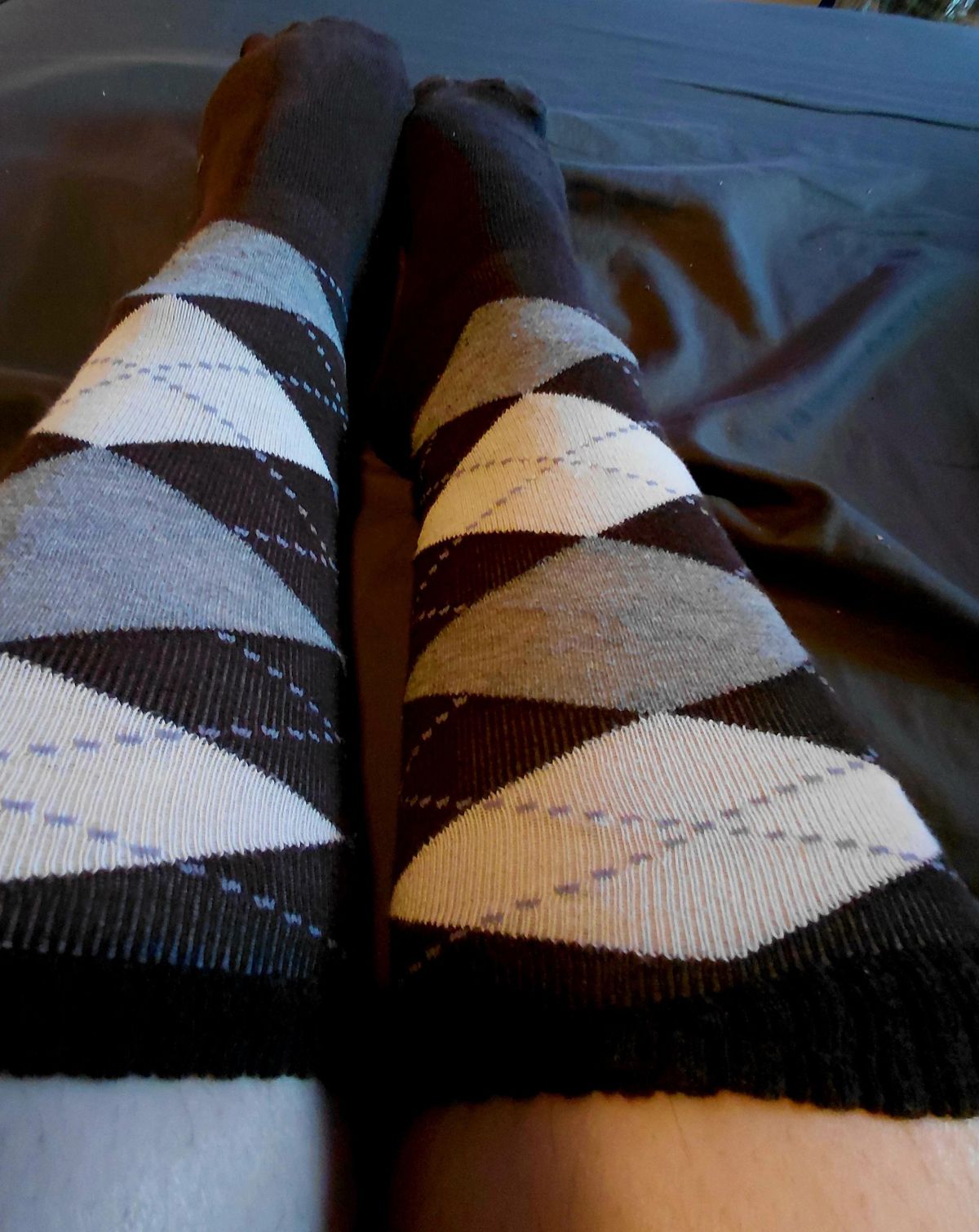 Getragene Reitsocken