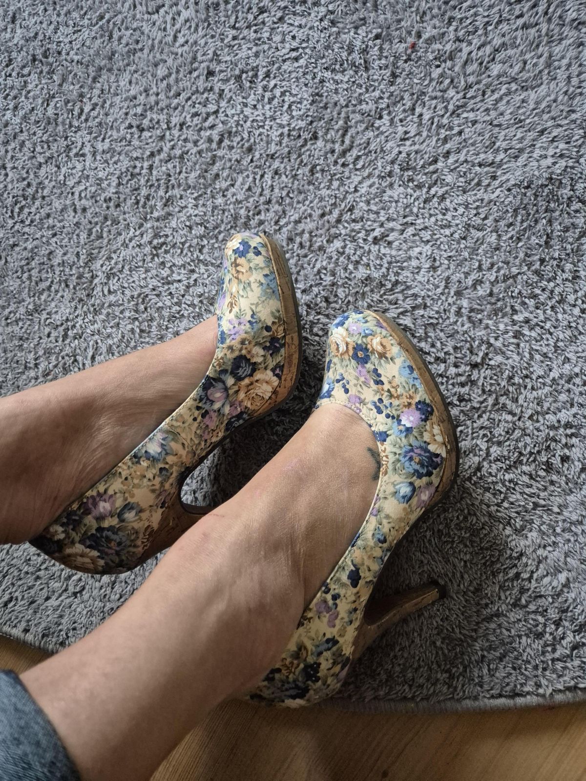 Highheels getragen