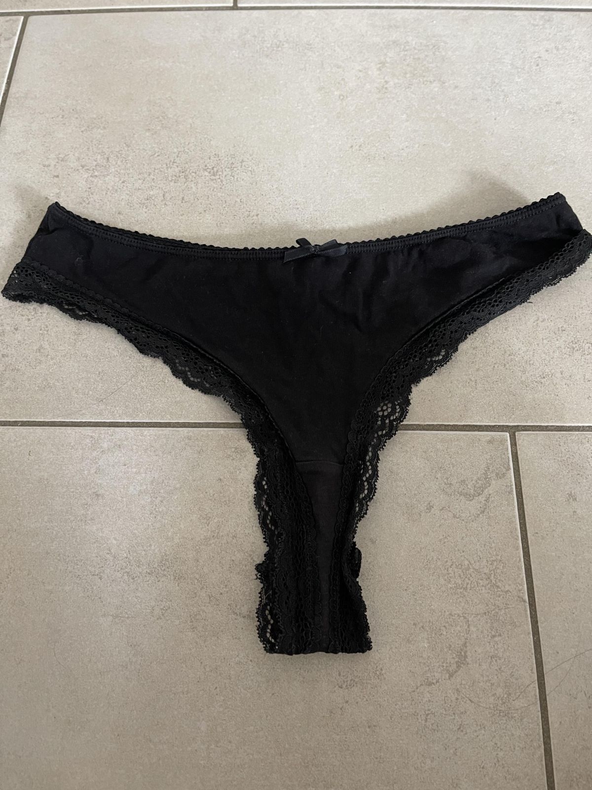 Slip Unterwäsche schwarz