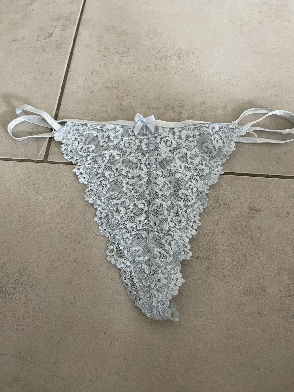 Hellblauer Slip gebraucht