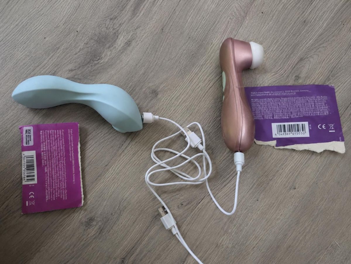 Satisfyer Pro 2 und Satisfyer Curvy Trinity 5+ Auflegevibrator Sex Spielzeug Stimulator