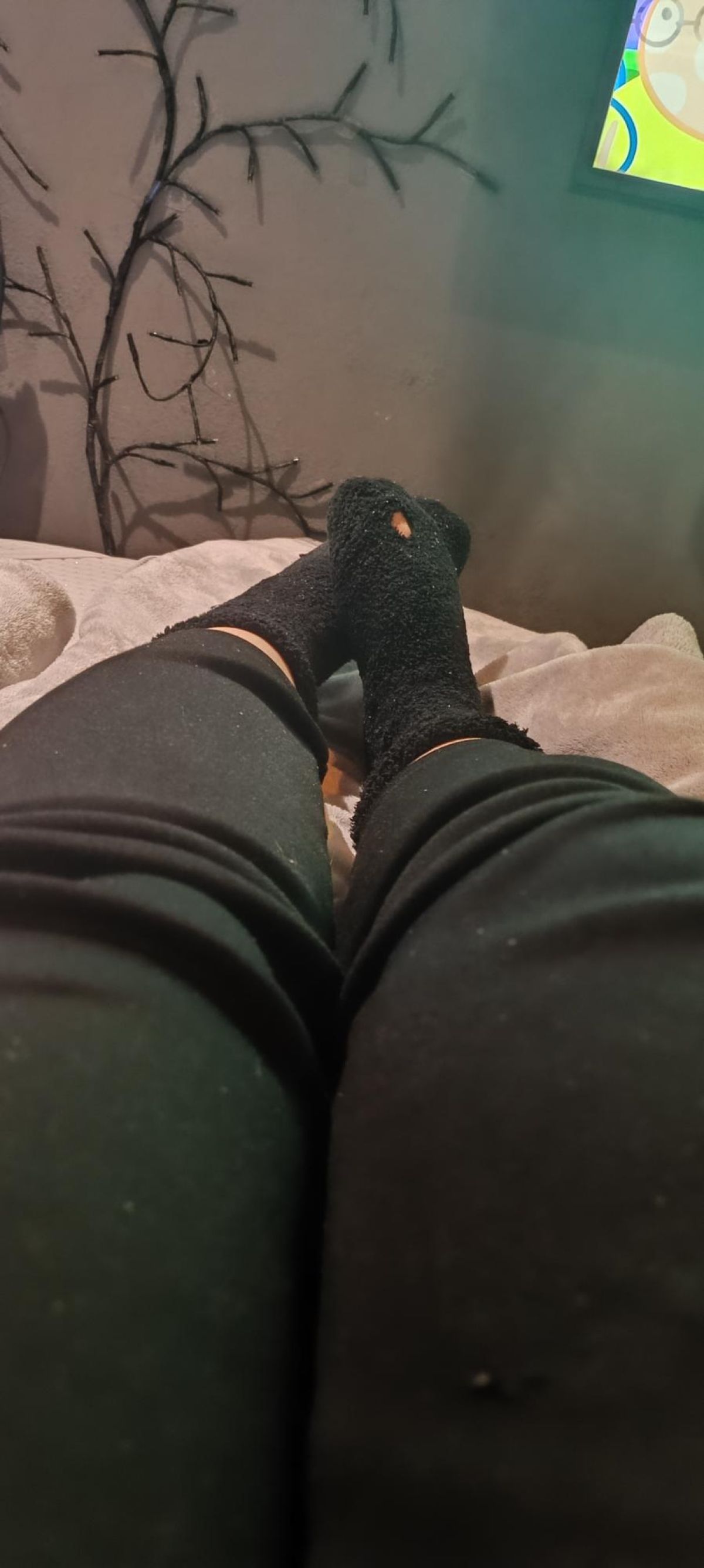 Kuschelsocken getragen von meiner Frau Gr.39