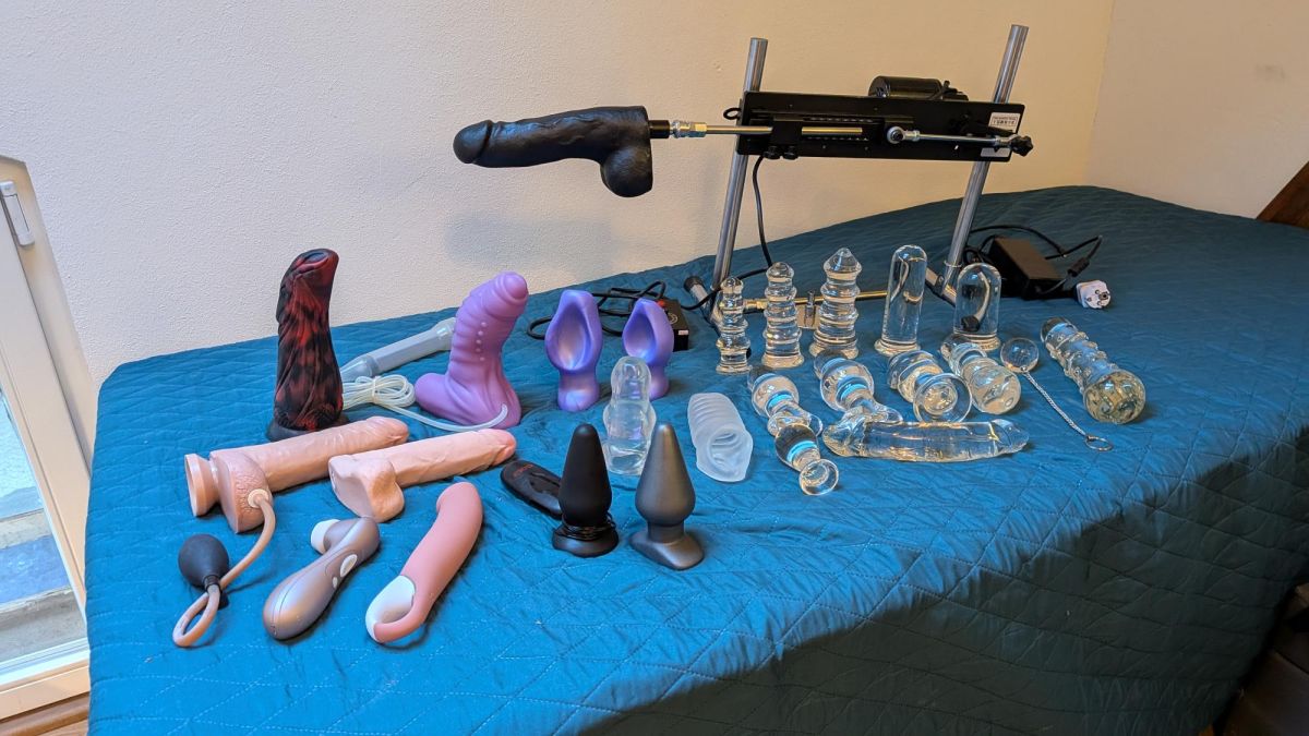 Sextoys Sammlung | Glas | Maschine | Bad Dragon | Plugs