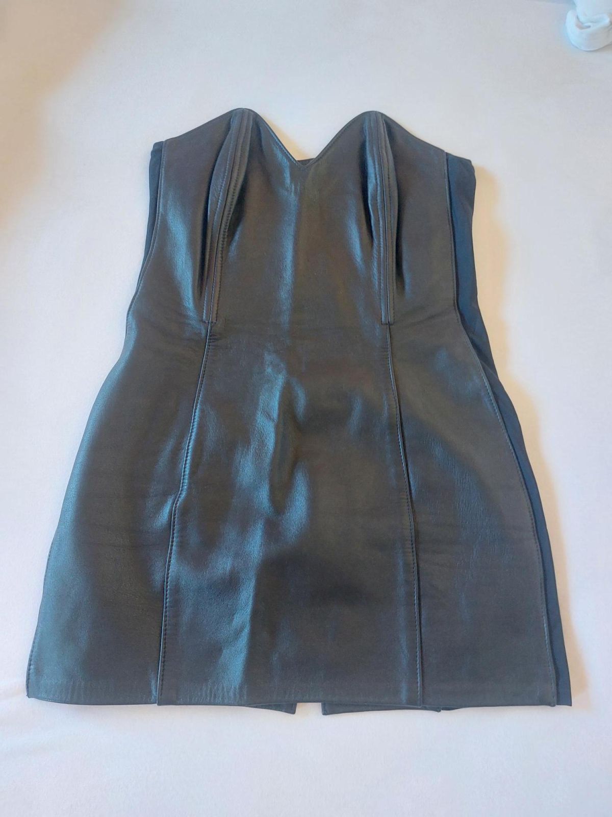 Super schönes Corsagenkleid Leder
