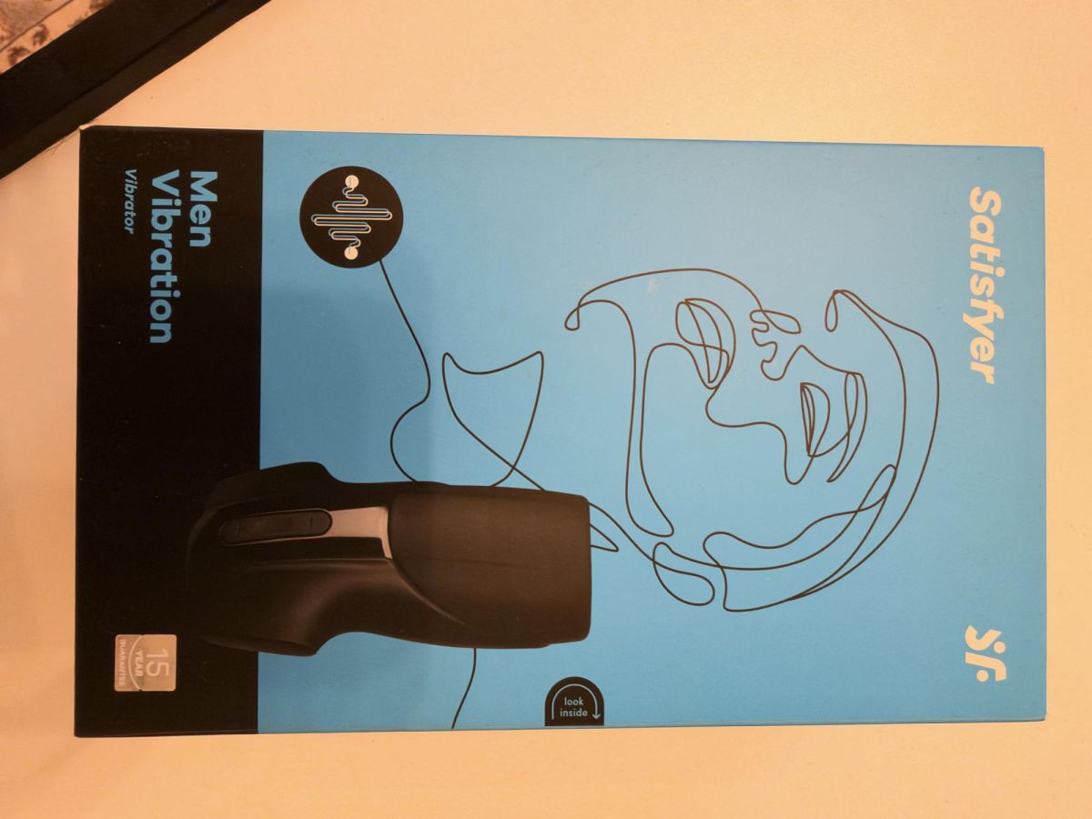 Satisfyer Men Vibration – Black, Brand New in Original Box