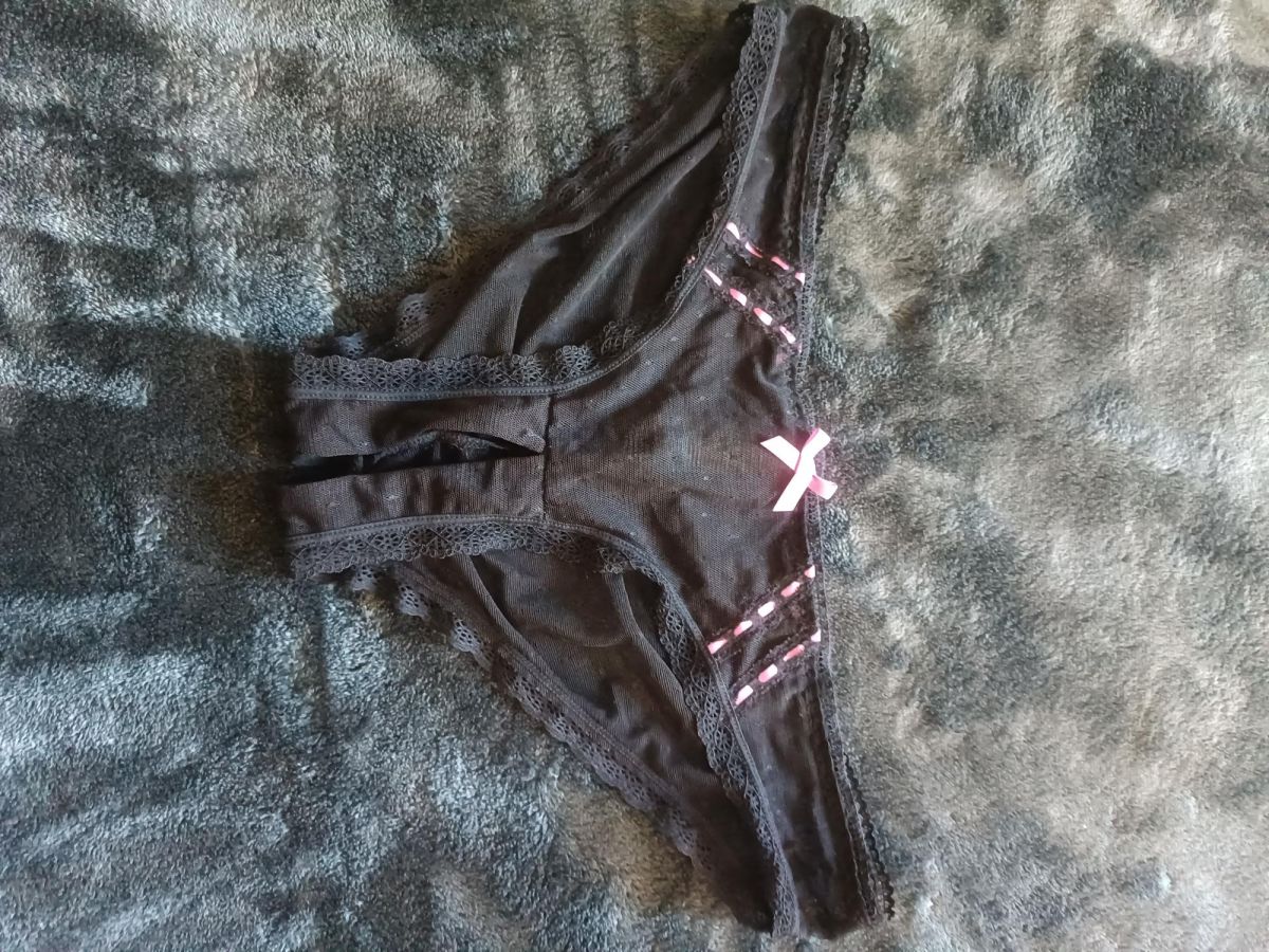 Slip Ouvert von Livano Größe L schwarz pink