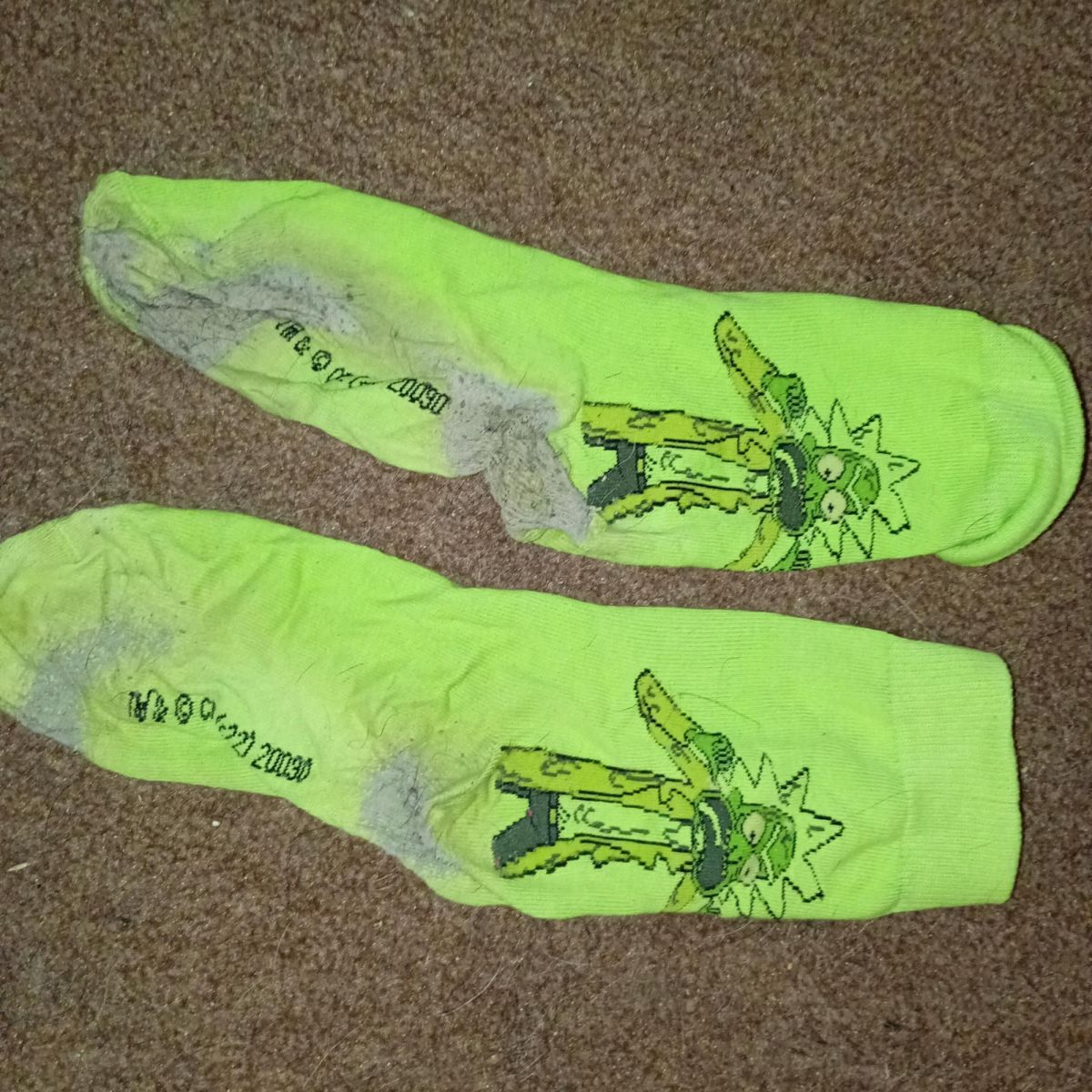 Getrage Socken