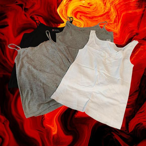 Unterhemden Tops Plus-Size