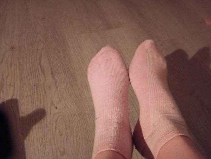 Getragene Socken