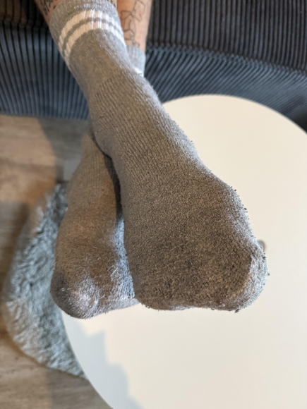 Getragene Männer Socken