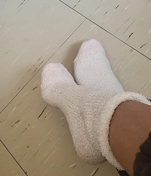 Süße duftende Socken aus einem stressigen Alltag