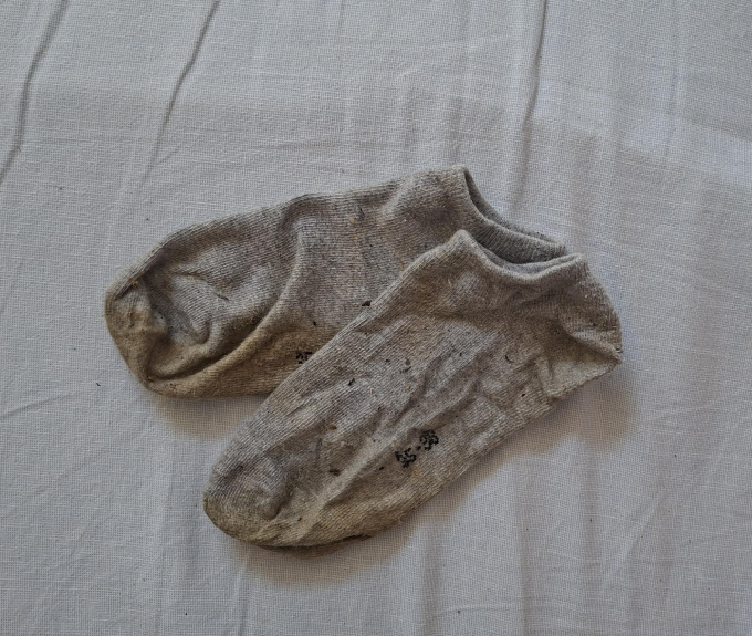 Getragene Socken - durchgeschwitzt - duftend - für jeden Liebhaber