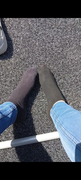 Getragen socken