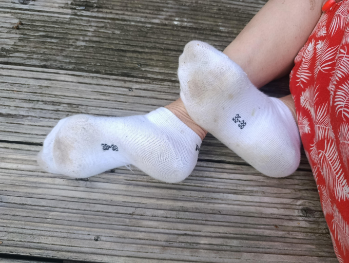 Verschwitzt und stinkig