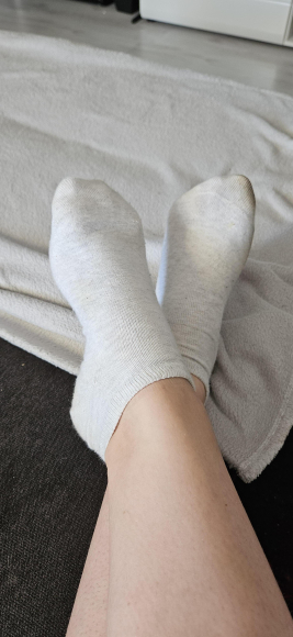 Getragene Socken