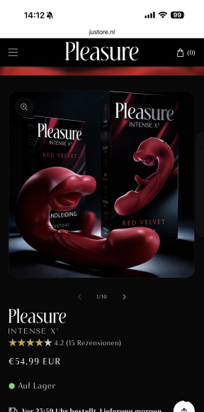 Pleasure Intense X3 Red Velvet