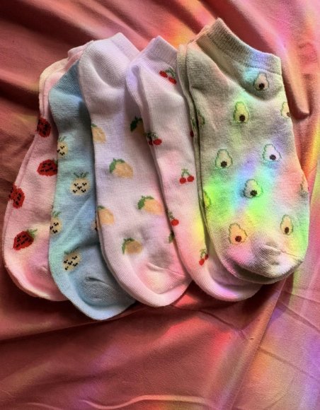 Süße bunte Socken