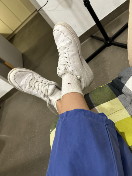 Verschwitze Krankenschwester Socken