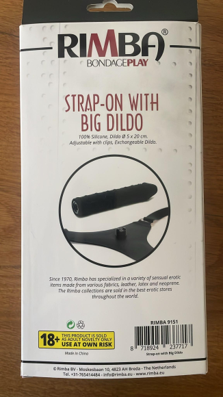 Strap-On with BIG Dildo 5,0cm x 20cm