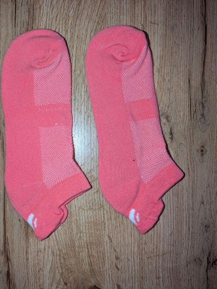 Getragene Sport-Socken