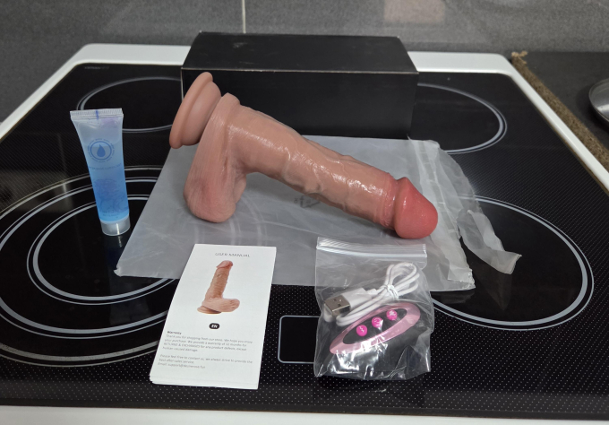 XL Dildo mit Saugnapf und Fernbedienung