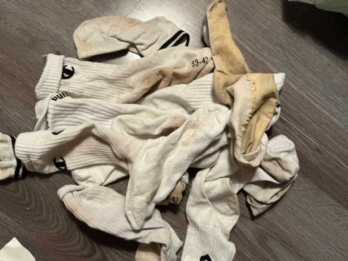 Socken von meiner Wanderung
