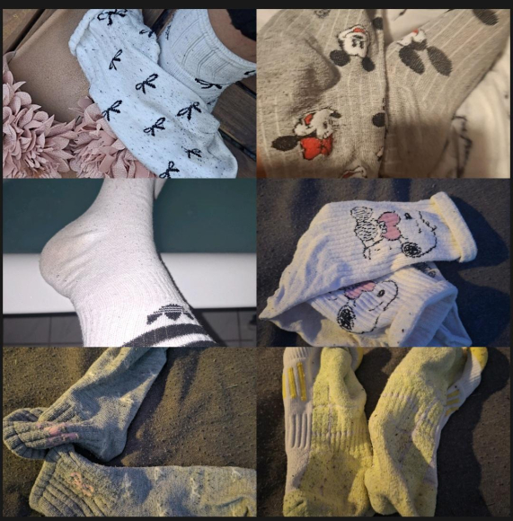 Getragene socken nach dein Wünschen