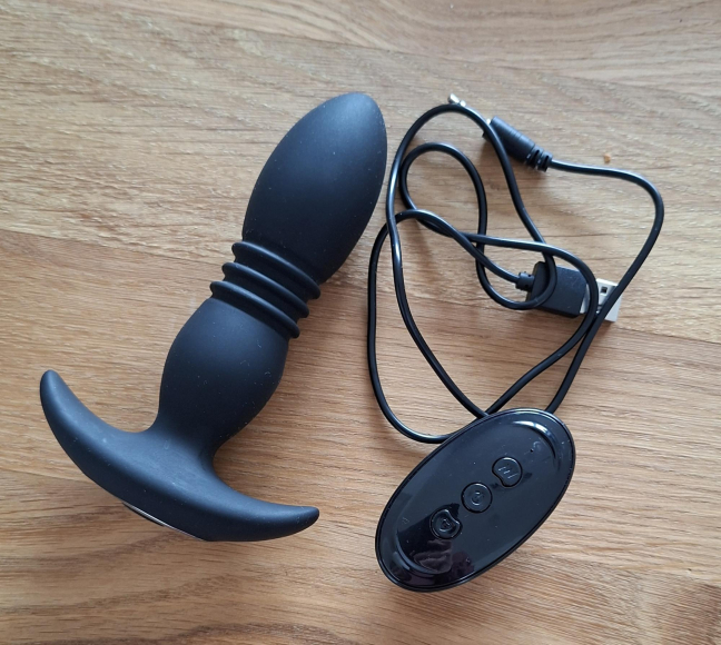 Analplug mit Vibration und Stoßfunktion Marcelo