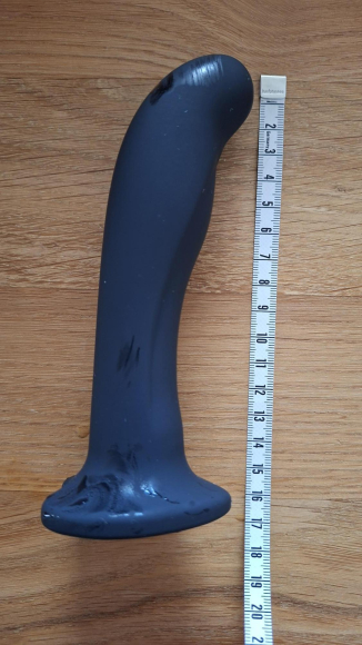 Heart On Silicone Harness Dildo