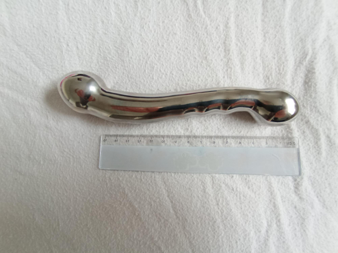 Edelstahl G-Punkt Dildo
