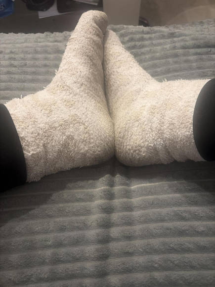 Getragene Socken