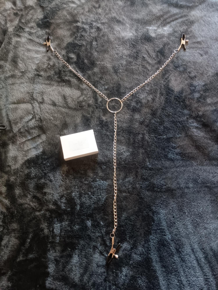 Nippel Klitoris Klemmen mit Kette neu