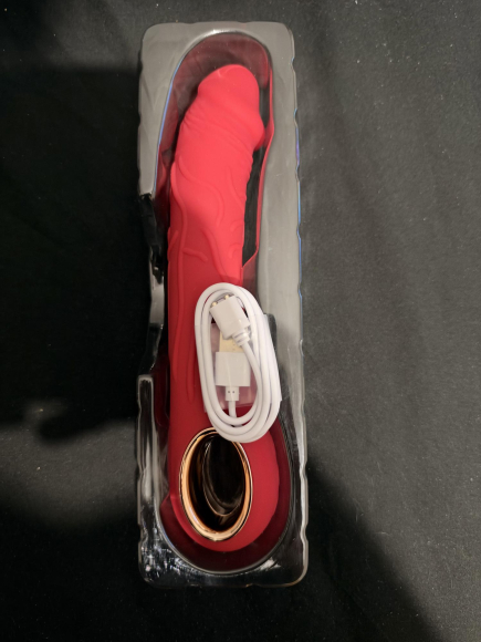 Roter Dildo mit Funktionen (Neu)