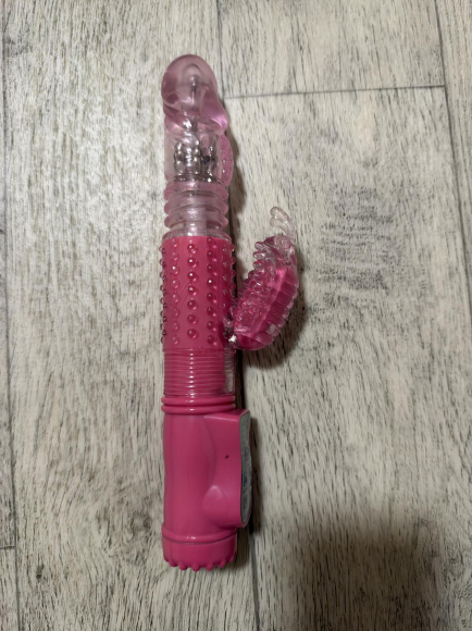 Dildo in rosa mit Rotation